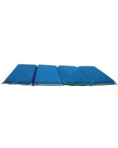 Peerless Plastics Heavy-Duty KinderMat, 2inH x 24inW x 48inD, Blue/Gray/Teal, Pre-K - Grade 1