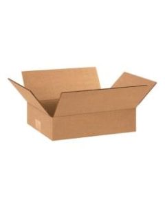 Office Depot Brand Flat Corrugated Boxes 12in x 8in x 3in, Bundle of 25