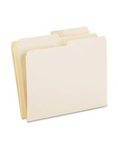 Oxford 1/2-Cut File Folders, Letter Size, Manila, Box Of 100