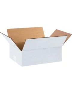 Office Depot Brand White Corrugated Boxes 12in x 9in x 4in, Bundle of 25