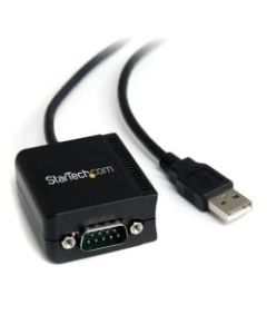 StarTech.com 1 PortftDI USB to Serial RS232 Adapter Cable with COM Retention - USB to Serial - USB to RS232 - USB to DB9 - USB to serial Adapter - USB to serial port