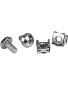 StarTech.com M6 Mounting Screws & Cage Nuts For Server Rack Cabinet, Pack Of 100