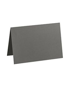 LUX Folded Cards, A2, 4 1/4in x 5 1/2in, Smoke Gray, Pack Of 50