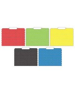 Top Notch Teacher Products File Folders, 8 1/2in x 11in, Polka Dots, 3 Packs Of 12