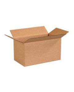 Office Depot Brand Long Corrugated Boxes, 13in x 7in x 7in, Kraft, Bundle of 25