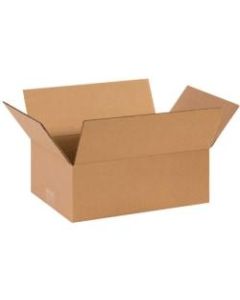 Office Depot Brand Flat Corrugated Boxes, 14in x 10in x 5in, Kraft, Bundle of 25