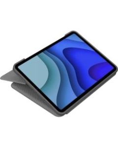 Logitech Folio Touch Apple 11-inch iPad Pro (1st, 2nd and 3rd generation) - Keyboard and folio case - backlit - Apple Smart connector - graphite - for Apple 11-inch iPad Pro (1st generation, 2nd generation, 3rd generation)