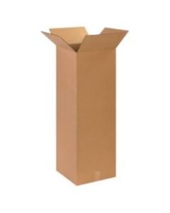 Office Depot Brand Tall Corrugated Boxes, 14in x 14in x 40in, Kraft, Bundle of 15
