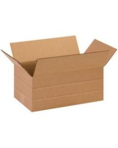 Office Depot Brand Multi-Depth Corrugated Boxes 14 1/2in x 8 3/4in x 6in, Bundle of 25