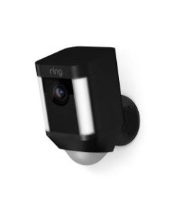 Ring Spotlight Cam Battery-Powered Wireless Security Camera, Black