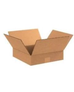 Office Depot Brand Flat Corrugated Boxes 15in x 15in x 3in, Bundle of 25