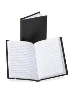 TOPS Boorum Vinyl Cover Faint Ruled Memo Book - 72 Pages - 3 1/4in x 5 1/4in - 0.8in x 5.3in8.1in - White Paper - Black Cover - Vinyl Cover - Acid-free, Water Proof, Ink Resistant - 1Each