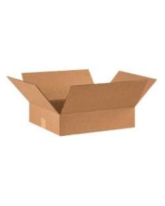 Office Depot Brand Flat Corrugated Boxes, 16in x 14in x 4in, Kraft, Bundle of 25