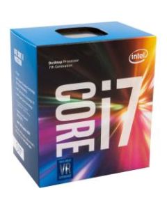 Intel Core i7 i7-7700K Quad-core (4 Core) 4.20 GHz Processor - Retail Pack - 8 MB L3 Cache - 1 MB L2 Cache - 64-bit Processing - 4.50 GHz Overclocking Speed - 14 nm - Socket H4 LGA-1151 - HD Graphics 630 Graphics - 91 W - 3 Year Warranty
