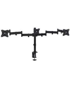 Mount-It! Triple Monitor Desk Mount, Black, MI-1753