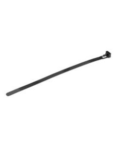 StarTech.com 100 Pack 8in Reusable Cable Ties - Black Large Releasable Nylon/Plastic Zip Ties Resealable Adjustable Network Cable Wraps UL