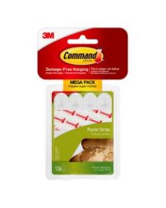 Command Poster Strips, Pack Of 136 Strips