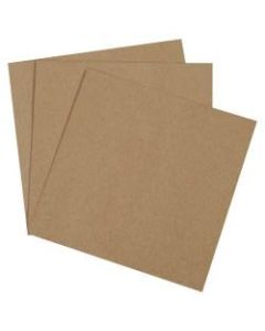 Office Depot Brand Chipboard Pads, 12in x 12in, 100% Recycled, Kraft, Case Of 625