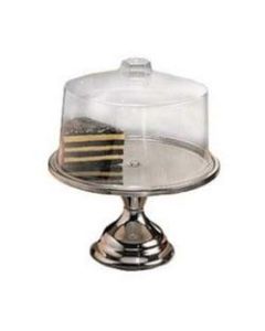 American Metalcraft Stainless Steel Cake Stand Set, 6-3/4in x 13-1/2in