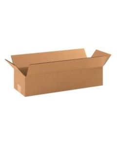 Office Depot Brand Long Corrugated Boxes 19in x 6in x 4in, Bundle of 25