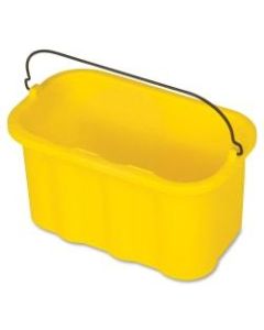 Rubbermaid Commercial 10-quart Sanitizing Caddy - 10 quart - Chemical Resistant - 8in x 14in x 7.5in - Yellow - 6 / Carton
