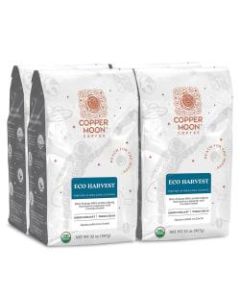 Copper Moon World Coffees Whole Bean Coffee, Eco Harvest Fair Trade, 2 Lb Per Bag, Carton Of 4 Bags