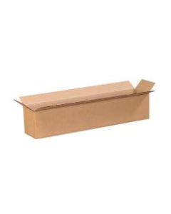 Office Depot Brand Long Corrugated Boxes, 20in x 4in x 4in, Kraft, Bundle of 25