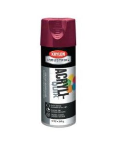 Krylon Interior/Exterior Industrial Maintenance Paint, 12 Oz Aerosol Can, Cherry Red