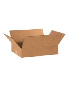 Office Depot Brand Flat Corrugated Boxes 20in x 12in x 4in, Bundle of 25