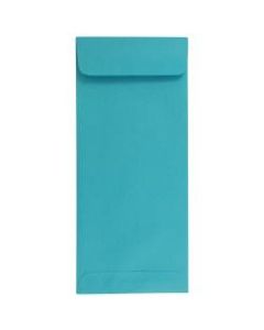JAM Paper #10 Policy Envelopes, Gummed Seal, 30% Recycled, Sea Blue, Pack Of 25