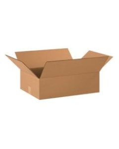 Office Depot Brand Flat Corrugated Boxes 20in x 15in x 6in, Bundle of 25