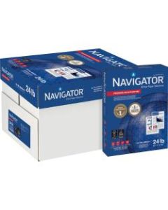 Navigator NMP1124 Copy And Multi-Use Paper, Letter Size (8 1/2in x 11in), 24 Lb, Carton Of 10 Reams