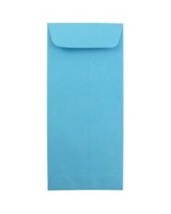 JAM Paper #10 Policy Envelopes, Gummed Seal, 30% Recycled, Blue, Pack Of 25