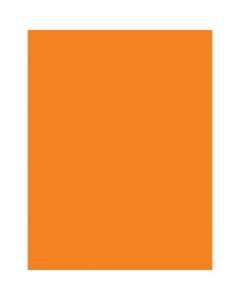 Pacon Kaleidoscope Multi-Purpose Paper, Letter Size (8 1/2in x 11in), 24 Lb, Pumpkin Orange, Ream Of 500 Sheets