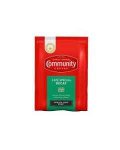 Community Coffee Arabica Single-Serve Coffee Packets, Cafe Special Decaffeinated, Carton Of 20