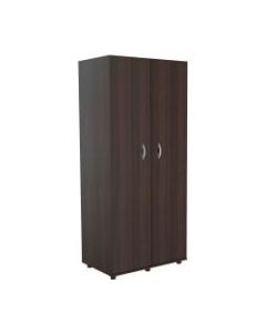 Inval 2 Door Armoire, Espresso-Wengue