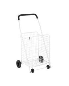 Honey-Can-Do Steel Jumbo Multipurpose Utility Cart, 36 7/8inH x 21 1/4inW x 16 3/4inD, White