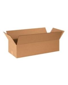 Office Depot Brand Long Corrugated Boxes, 24in x 9in x 6in, Kraft, Bundle of 25