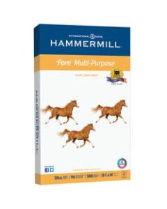 Hammermill Fore Multi-Use Paper, Legal Size (8 1/2in x 14in), 20 Lb, Ream Of 500 Sheets