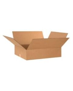 Office Depot Brand Flat Corrugated Boxes 26in x 20in x 6in, Bundle of 20