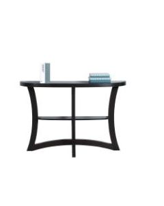 Monarch Specialties Console Table, Two Tier, Cappuccino