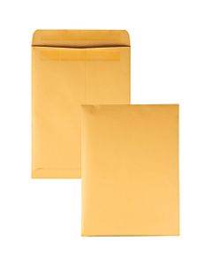 Quality Park Redi-Seal Catalog Envelopes, 9in x 12in, Kraft, Box Of 250