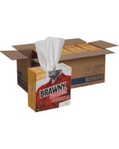 Brawny Professional H700 Disposable Cleaning Towels by GP Pro in Tall Box - 9.10in x 16.50in - White - 100 Quantity Per Box - 500 / Carton