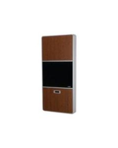 Capsa Healthcare 423 Wall Cabinet Workstation - Cabinet unit - for LCD display / PC equipment - medical - screen size: up to 24in - wall-mountable