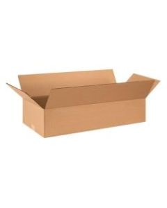 Office Depot Brand Flat Corrugated Boxes, 28in x 12in x 6in, Kraft, Bundle of 25