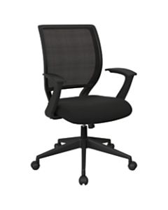 Office Star Work Smart Mesh Task Chair, Icon Black