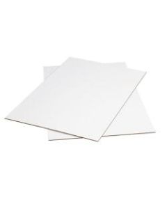 Partners Brand White Corrugated Sheets 24in x 36in, Bundle of 5