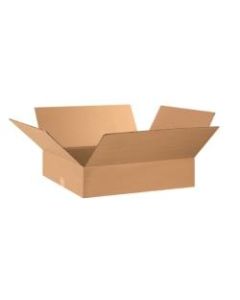 Office Depot Brand Flat Corrugated Boxes, 28in x 17in x 5in, Kraft, Bundle of 15