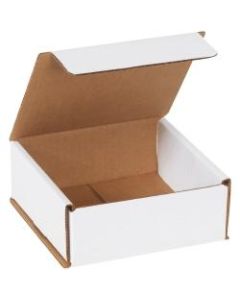 Office Depot Brand Corrugated Mailers 5in x 5in x 2in, White, Bundle of 50