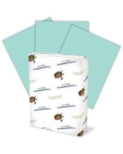 Hammermill Fore Super Premium Paper, Letter Size (8 1/2in x 11in), 20 Lb, 30% Recycled, Turquoise, Ream Of 500 Sheets